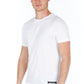 White Cotton Men T-Shirt