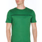 Green Cotton Men T-Shirt
