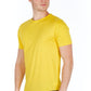 Yellow Cotton Men T-Shirt