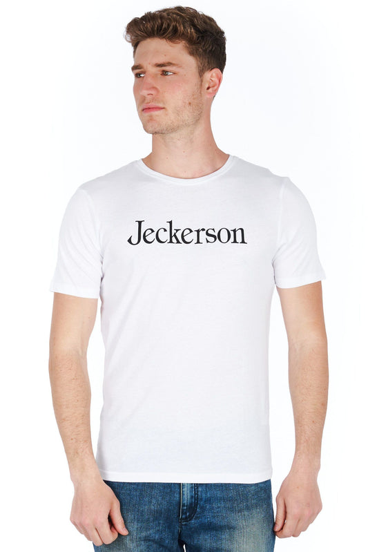 White Cotton Men T-Shirt