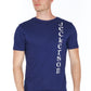 Blue Cotton Men T-Shirt