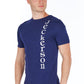 Blue Cotton Men T-Shirt