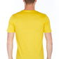 Yellow Cotton Men T-Shirt