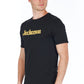 Black Cotton Men T-Shirt