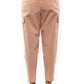 Pink Cotton Women Trouser