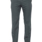 Green Polyester Men Trouser