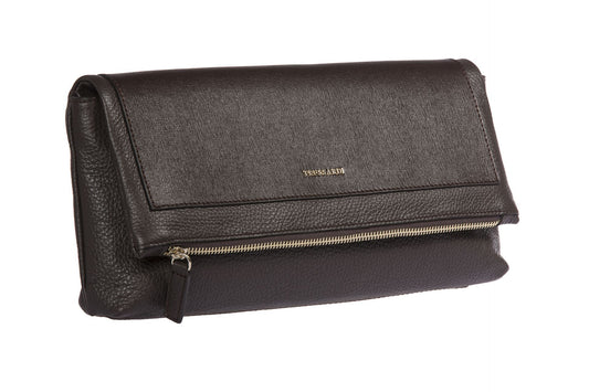 Brown Leather Women Crossbody Bag