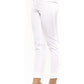 White Cotton Women Trouser