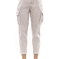 Beige Linen Women's Trouser