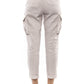 Beige Linen Women's Trouser