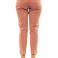 Brown Cotton Women Trouser