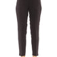 Blue Viscose Women Trouser
