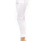 White Cotton Women Pant