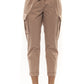 Pink Cotton Women Trouser