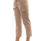 Pink Cotton Women Trouser