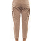 Pink Cotton Women Trouser
