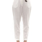 White Viscose Women Pant