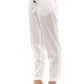 White Viscose Women Pant