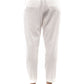 White Viscose Women Pant