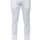 White Cotton Mens Trouser