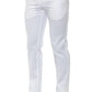 White Cotton Mens Trouser
