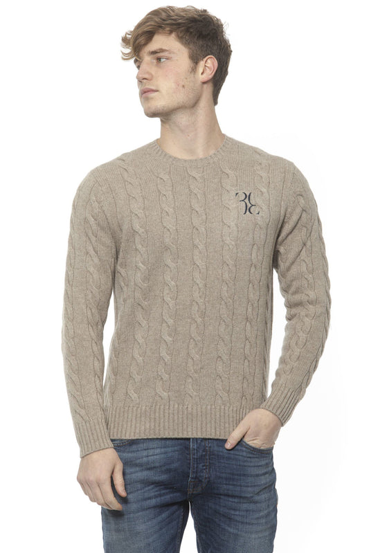 Beige Cashmere Men Sweater