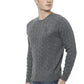 Gray Cashmere Men Sweater