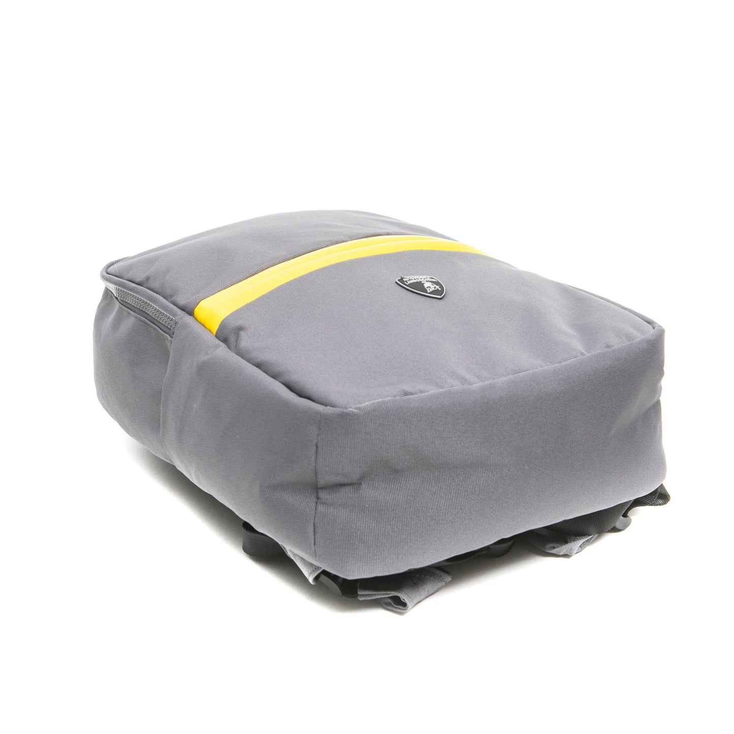 Gray Polyester Men Backpack