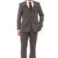 Gray Wool Men Suit
