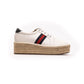White PU Women Sneaker