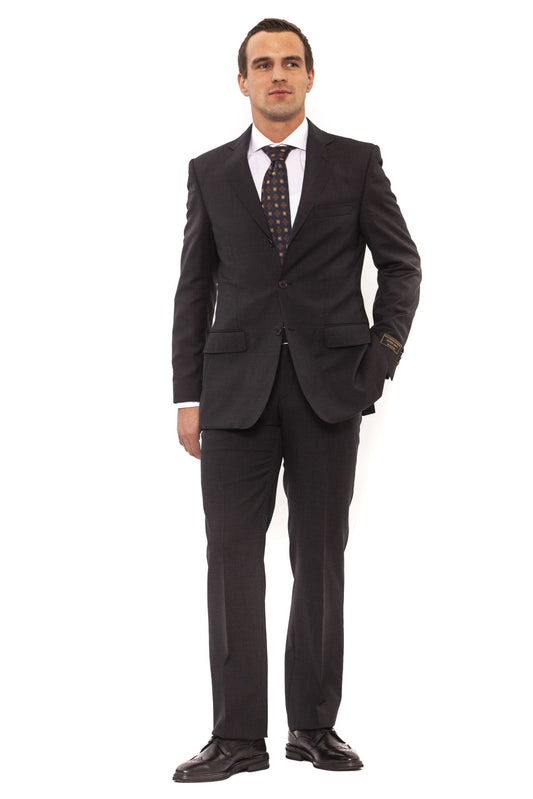 Gray Wool Men Suit