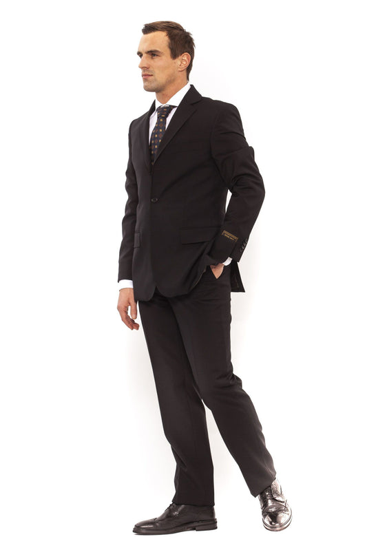 Black Wool Men Suit