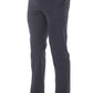 Blue Cotton Men Trouser