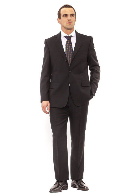 Black Wool Men Suit
