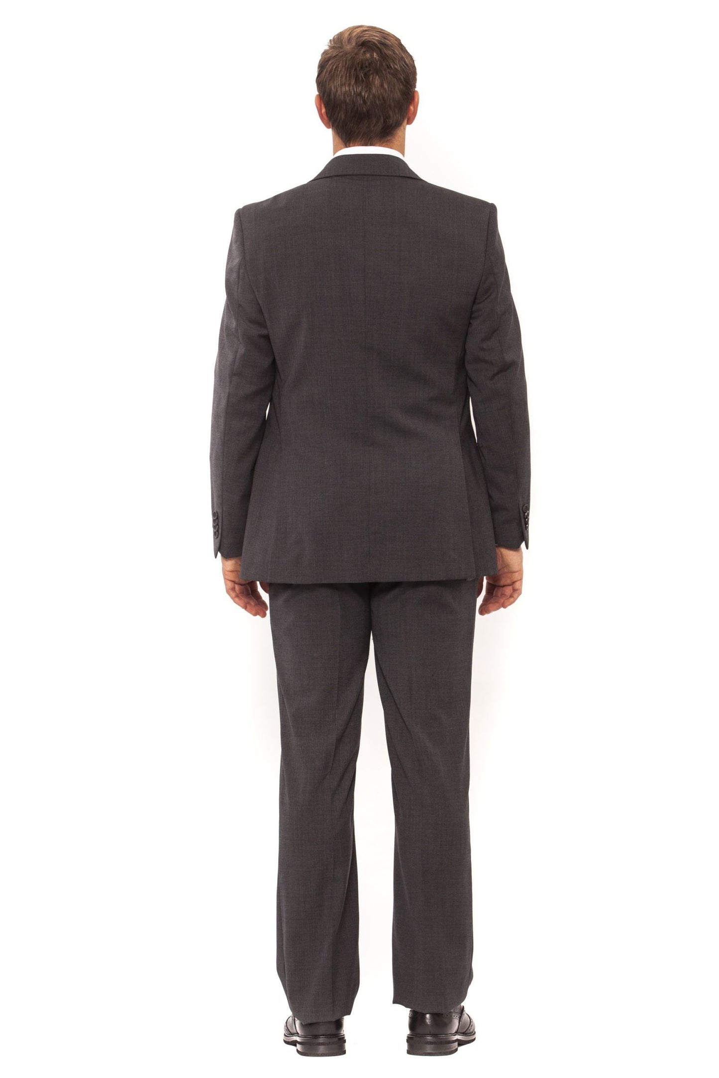 Gray Wool Men Suit
