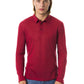 Red Polyester Men Polo