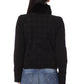 Black Acrylic Women Jacket