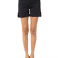 Black Polyamide Women Short