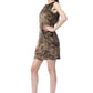 Brown Viscose Women Dress