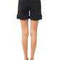 Black Polyamide Women Short