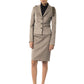 Gray Cotton Women Blazer