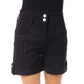 Black Polyamide Women Short