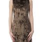 Brown Viscose Women Dress