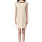 Beige Taffeta Women Dress