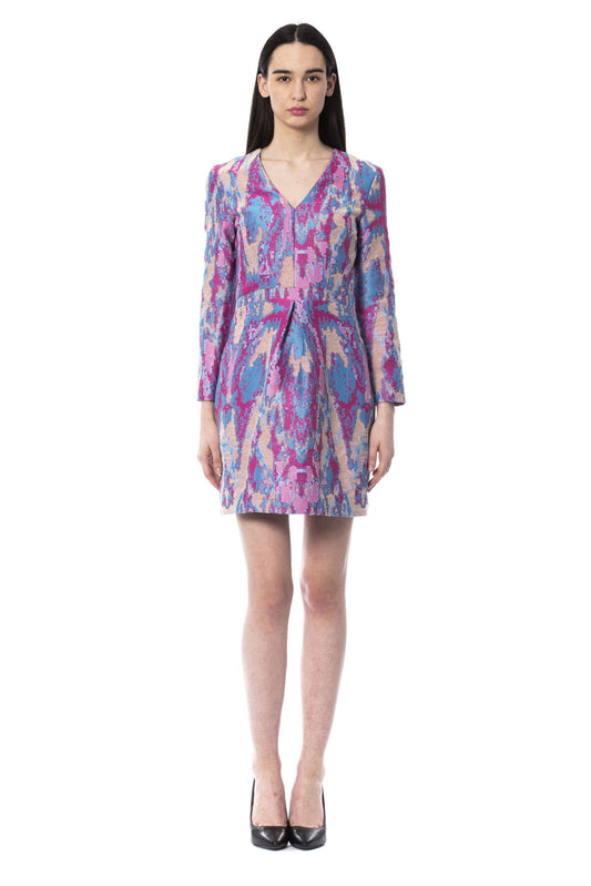 Multicolor Polyester Women Dress