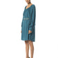 Teal Polyester Women Dress