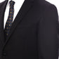 Black Cotton Men Suit