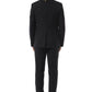 Black Virgin Wool Men Suit