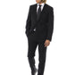 Black Virgin Wool Men Suit
