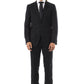 Black Virgin Wool Men Suit